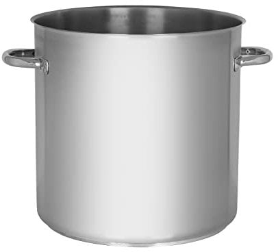 Olla para sopa de acero inoxidable de 9 litros de Pît. 52 3/8qt plata