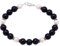 Armband aus Onyx & Perlen & 925er Silber schwarz weiß Armschmuck Damen
