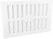 9 x 6 White Plastic Adjustable Air Vent Grille with Flyscreen Cover