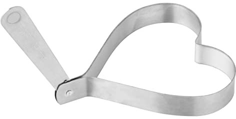 Fackelmann - Stampo per uova al tegamino, in acciaio INOX, colore argento, 55 x 55 x 25 cm, 1 pezzo, modello casuale