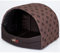 DOGGY Hobbydog R2 Busjbl6 Hundehütte Souffleur, M, Größe 2, 50x38 cm, Hellbraun mit Pfötchen