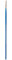 Winsor & Newton 5305003 Cotman Synthetikhaar Aquarellpinsel - Serie 555, Flachpinsel, langer Stiel mit exzellenter Sprungkraft, Farbtragekraft und Punktgenauigkeit - Nr 3, 3 mm