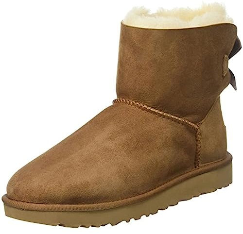 UGG Damen Mini Bailey Bow Ii Classic Boot, Chestnut, 36 EU