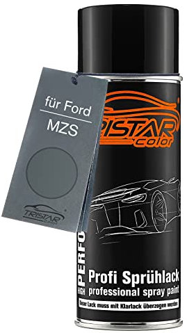 TRISTARcolor Autolack Spraydose für Ford MZS Grau/Slate Grey Basislack Sprühdose 400ml