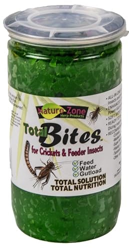 Nature Zone SNZ54511 Feeder Insects Total Bites Soft Moist Food with Spirulina, 9-Ounce