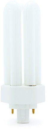 GE Lighting 34381 GE Lighting Biax T/E LongLast 4-pin with Amalgam, White