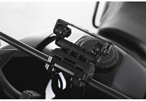 SW-MOTECH Navi-Halter an Rohr Ø 10/12 mm Schwarz