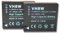 vhbw 2X Akku kompatibel mit Leica D-Lux 5, 6 Kamera (1000 mAh, 3,6 V, Li-Ion), Infochip