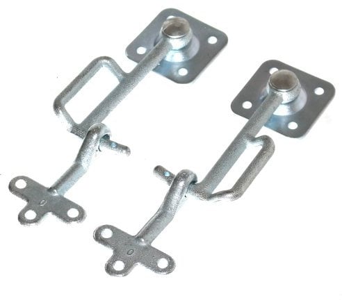 Old-Harvest Haken & Öse Set 4-tlg für Anhänger Klapphaken Einfallöse rechts links Klappe Sicherung Neu