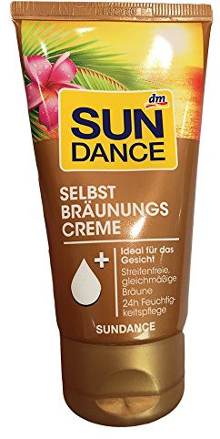 SUNDANCE Selbst Bräunungs Creme Ideal für das Gesicht (75ml Tube)