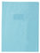 Clairefontaine 72222C - Heftumschlag / Heftschoner / Hefthülle Calligraphe mit Feinkörnung & Diamantmotiven DIN A4 21x29,7 cm, Etikettenhalter aus PVC blickdicht und strapazierfähig, Hellblau, 1 Stück
