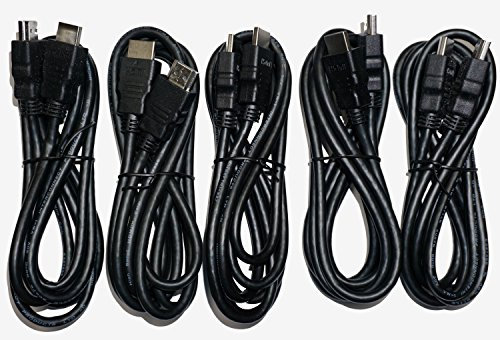 5 Pack Universal High Speed 6FT HDMI Cable