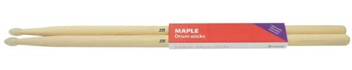 Chord M2bn 2B Baguettes de batterie en érable avec nylon Tips-p Olives nylon 2b