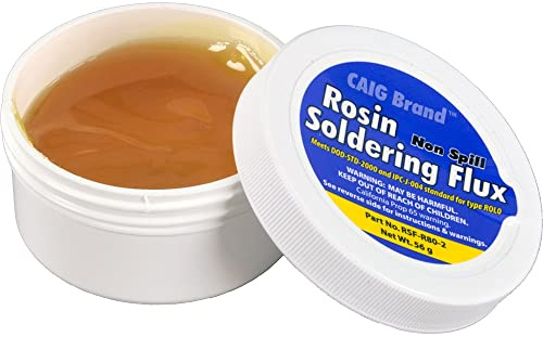CAIG LABORATORIES, Rosin Soldering Flux (Electrical), Jar, 56 Grams, Pack of 1