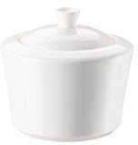 Rosenthal 61040-800001-14330 Jade Zuckerdose mit Deckel, 6 Personen 0.25 L, Weiß