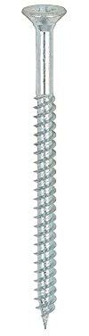 TIMCO Twin-Threaded Woodscrews - PZ - Double Countersunk - 6 x 2 - Zinc Plated - Box of 200