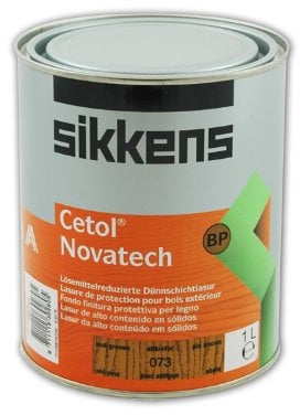 Sikkens Cetol Novatech Lasure de protection pour bois extérieur Couleur 024 chêne clair 1 l
