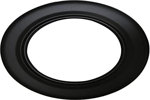 Kamino-Flam Rosetta Tubo Stufa Senotherm, Rosetta Canna fumaria per Tubo con Diametro di ca. 130 mm, Testata Secondo la Norma EN 1856-2, Nero