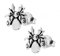 Chic-Net Silberohrstecker Ohrstecker 925er Sterling Silber Schmuck Ohrringe Käfer Motiv