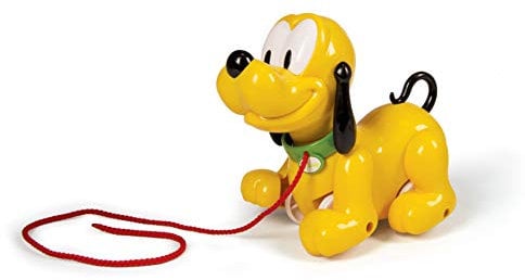 Clementoni - Baby Pluto Te Suit Partout - Jouet Disney à Tirer Enfant dès 12 Mois
