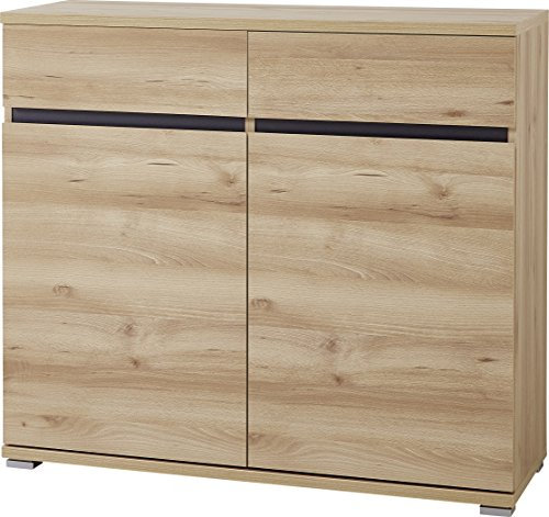 Germania 3477-228 Kommode GW-Lissabon in Edelbuche-Nachbildung, 96 x 88 x 40 cm (BxHxT)