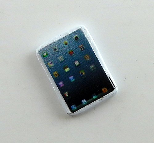 Melody Jane Puppenhaus Miniatur Modern 1:12 Maßstab Zubehör Android IPAD Tablet in Weiß