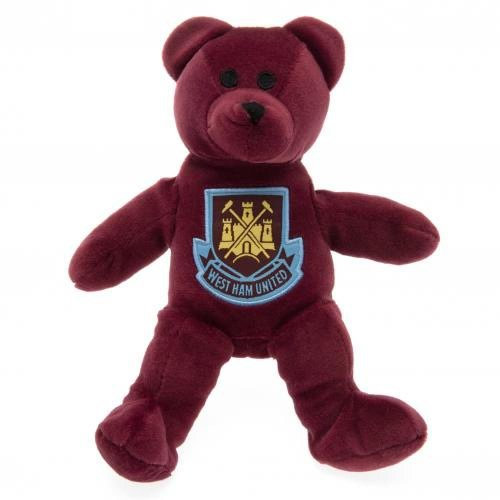 West Ham United FC Offizielles Fußball-Geschenk, Mini-Bär, eine tolle Geschenkidee zu Weihnachten/Geburtstag, für Männer und Jungen