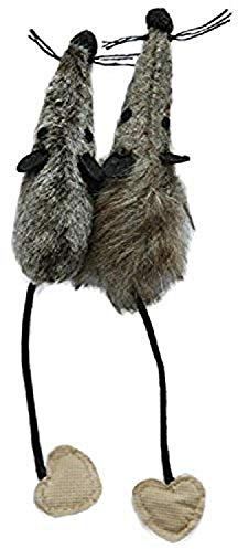 Rosewood Silvervine Cat Toy – Pack of 2 Plush Mice Toys with Natural Silvervine – Catnip Alternative – Promotes Play, Exercise and Healthy Behaviour – Interactive Toys for Indoor & Outdoor Cats
