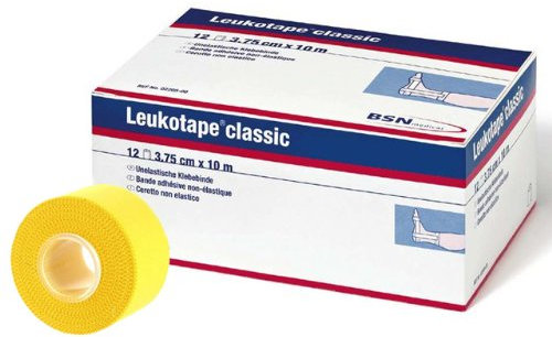 BSN medical Leukotape classic, Tapeverband 3,75cm x 10m, 5 Rollen gelb