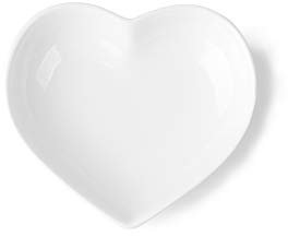 Holst Porzellan HS 007 FA1 Herzschale klassisch 7 cm,7 x 8 x 1.5 cm, 6 Einheiten Schale