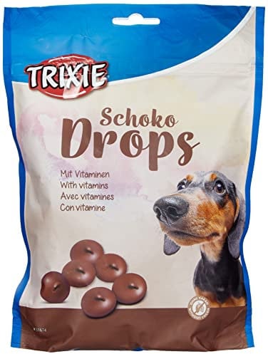 TRIXIE Schoko Drops Snacks, 1er Pack (1 x 350 g)