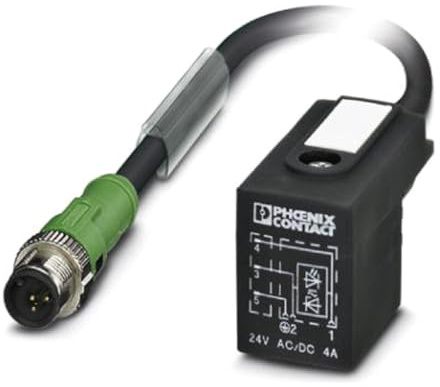 Phoenix Contact SAC konfektioniertes Sensorkabel 3-adrig Stecker/DIN 43650 Form-BI, Länge 3m