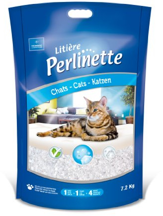 Perlinette Katzenstreu, Silikat-Kristalle, 7,2 kg