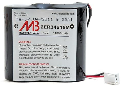 Microbatt - Pile alarme BATLI02 7.2V 14Ah MB - Unité(s)