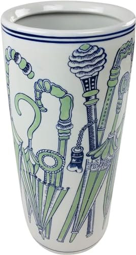 AcaciaHome 18 Bunch of Grapes Floral Ceramic Umbrella Stand