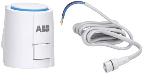 ABB TSA/K230.2 Thermoelektrischer Stellantrieb - Heizungsventil 230 V | Energieeffizienter 1 W Antrieb mit IP54 Schutz, passend für gängige Ventile mit Ventiladapter Montage 2CDG120049R0011