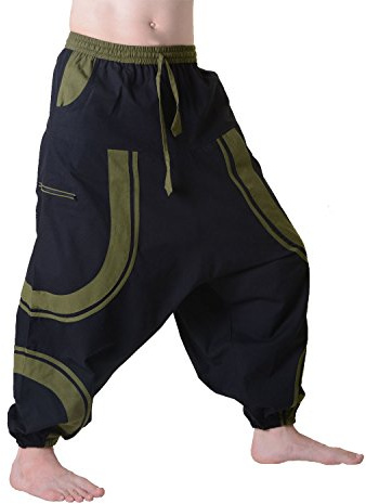 Herren-Sarouelhose in außergewöhnlichem Design - Patchwork Haremshose