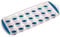 COLOURWORKS KitchenCraft Bac à Glaçons Flexible en Silicone, 24 Moules à Glaçon, Bleu