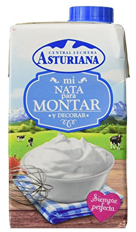 Central Lechera Asturiana Nata para Montar, 35% MG, Brik 500ml