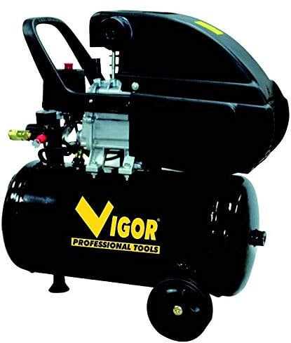 Vigor Vca-24L Compressori 220 V 1 Cilindro Trasmissione Diretta 2 CV 24 l
