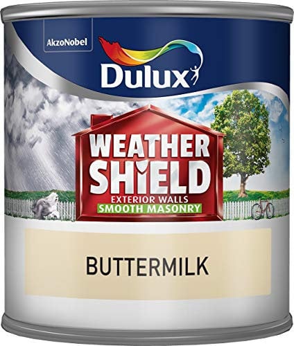 Dulux Weathershield Smooth Masonry 250ml BUTTERMILK