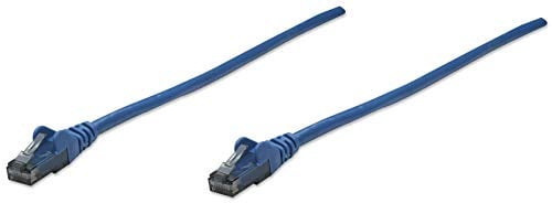 Intellinet Network Patch Cable, Cat6, 10m, Blue, CCA, U/UTP, PVC, RJ45, Gold Plated Contacts, Snagless, Booted, Polybag