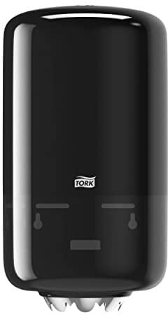 Tork 558008 Mini Innenabrollungsspender für M1 Papierwischtücher im Elevation Design / Wischtuchspender für hygienische Einzeltuchentnahme in Schwarz