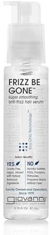 Giovanni Cosmetics Frizz Be Gone Hair Serum, 106 g