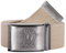 2Stoned Stoffgürtel Hosengürtel Beige, matte Schnalle Crown, 4 cm breit, für Damen und Herren