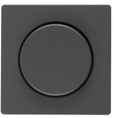 Tapa central con mando rotativo para regulador rotativo, Q.1/Q.3, antracita