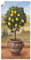 ARTland Wanddeko Poster & Kunstdrucke Wandposter 30x60 cm Toskana Zitrone Baum Italien Landschaft Mediterran Botanik Terracotta T4MN