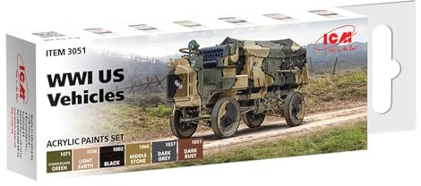 ICM Farbset - WWI US Fahrzeuge