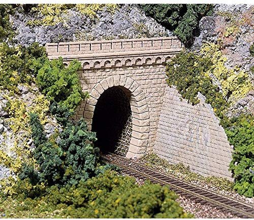 Auhagen 41586.0 - Tunnelportale eingleisig, 155 x 137 mm, bunt