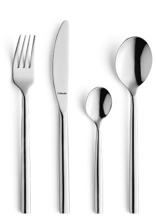 Amefa Modern Premium Carlton Cutlery Set for 8 People, Set of 32